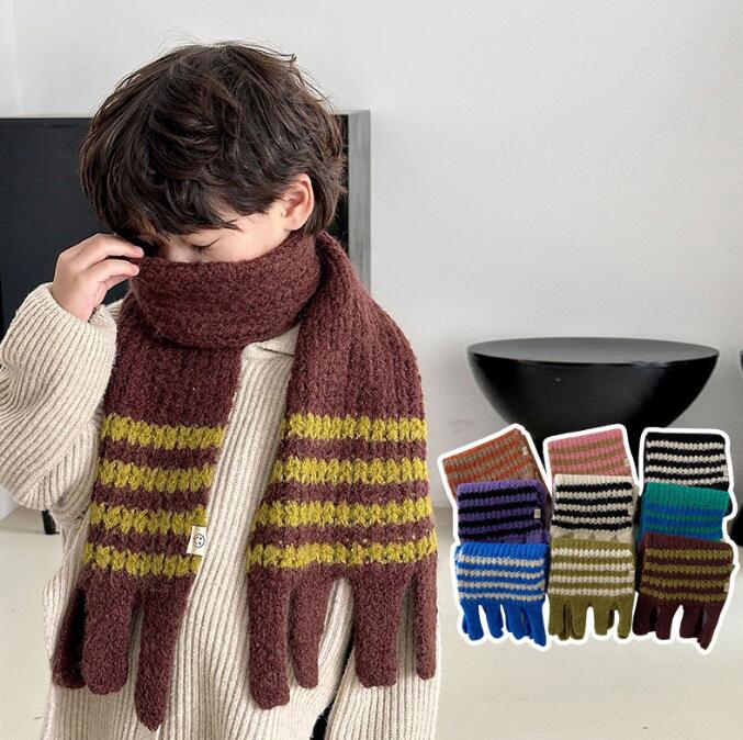 「2023秋冬」★子供用★マフラー★防寒★襟巻き★スカーフ★男女兼用★暖かい★7色