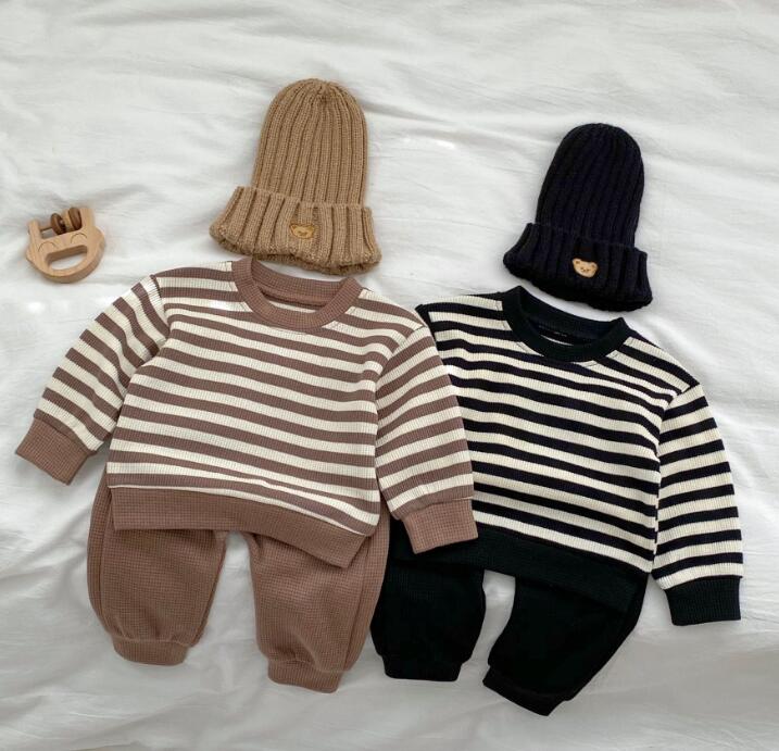 2023年秋新品★ベビー服　トップス+ズボン　セットアップ★66-100cm★2色