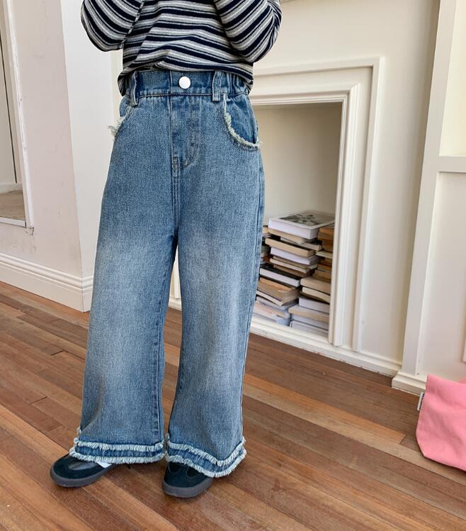 2023★春秋新作★韓国風子供服★ジーンズ★90-150CM