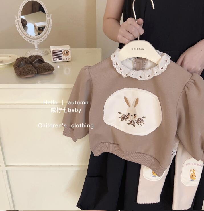 2023冬新★子供服　裏起毛付き　トップス&ズボン分けて販売★90-130cm★