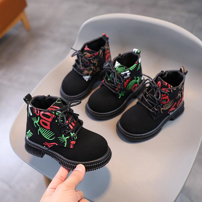 「2023秋」靴★子供靴★キッズ靴★シューズ★男女兼用★ショートブーツ★2色「21-30#」