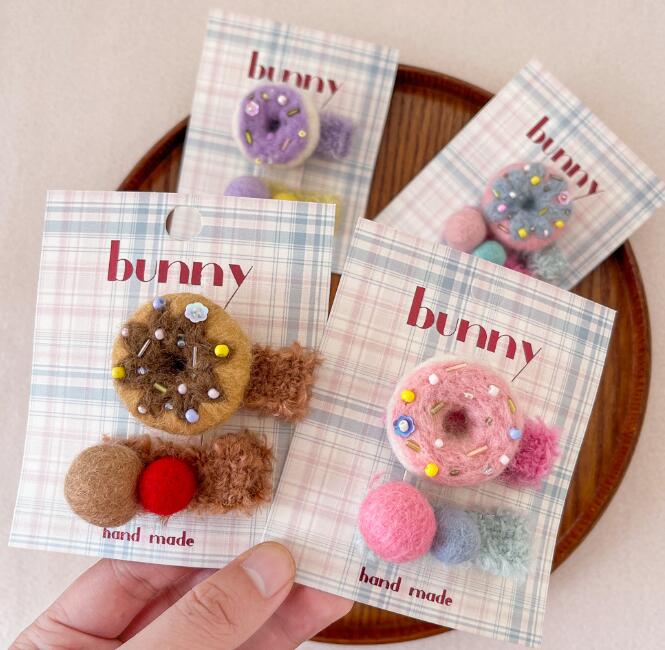 髪飾り★まとめ髪用★ヘアアクセサリー★子供用★キッズ★ヘアピン★2枚入り★多色