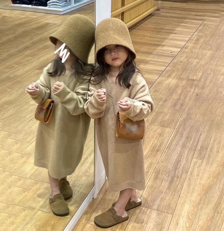 2023★秋冬新作★韓国風子供服★ワンピース★90-150CM