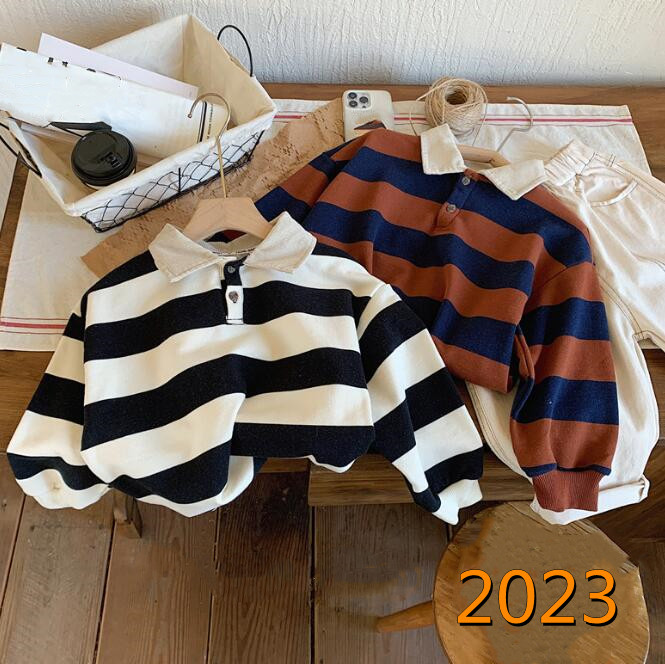 子供服★トップス★パーカー★ストライプ★韓国風子供服★キッズ男の子★2色★90-130CM