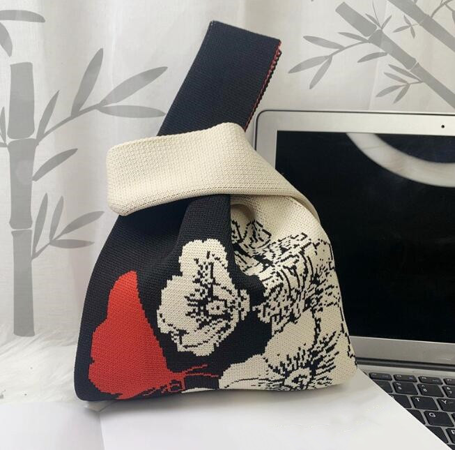 バッグ★レディース★トートバッグ★ハンドバッグ★ニットバッグ★大容量