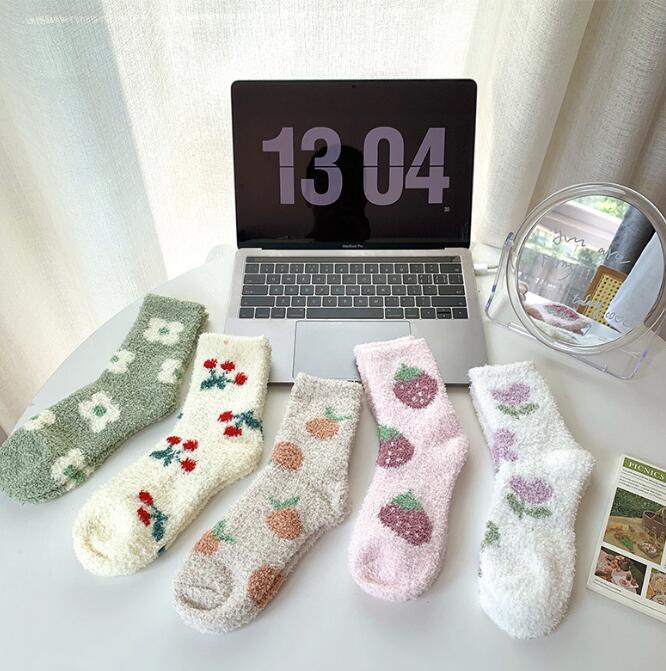 靴下★レデイース向け★ソックス★大人用★女性用靴下★厚手★多色