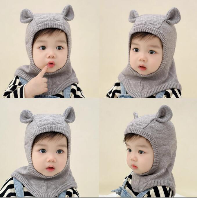 子供用★帽子/マフラー★ベビー★ニット帽子★男女兼用★暖かい★防寒★2色
