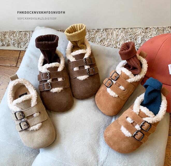 2023秋冬★子供靴★シューズ★ふわふわブーツ★タグ21-30★3色