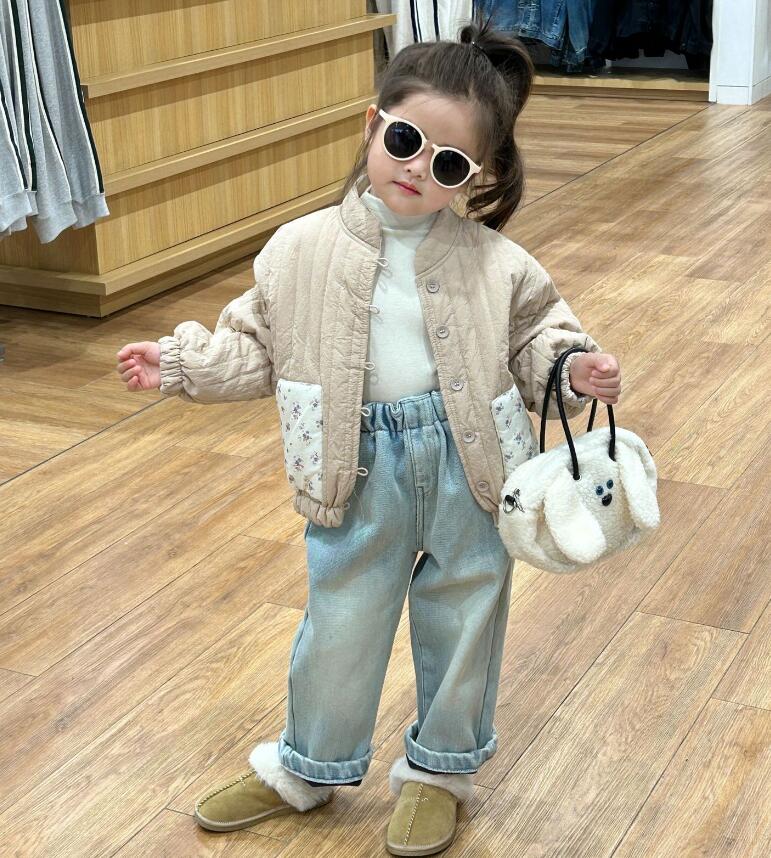 2023★秋冬新作★韓国風子供服★コート★ズボン★裏起毛★分けて販売★7-17