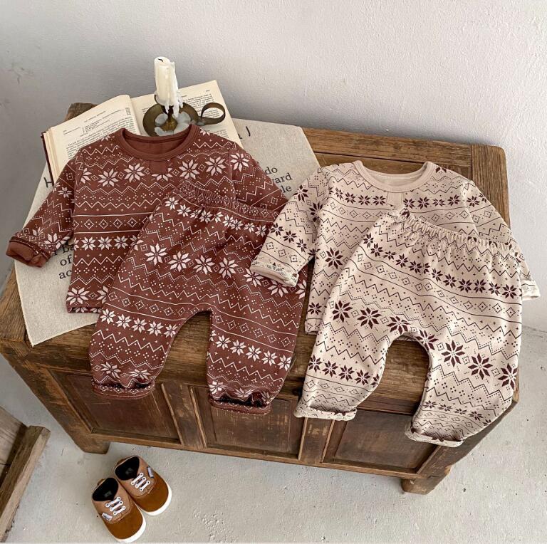 2023秋冬★ベビー服　トップス+ズボン　セットアップ★66-100★2種