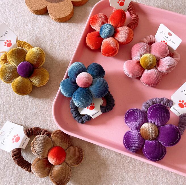 子供用★髪飾り★まとめ髪用★ヘアアクセサリー★キッズ★ヘアゴム★多色