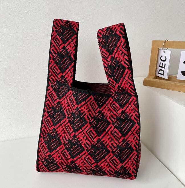 バッグ★レディース★トートバッグ★ハンドバッグ★ニットバッグ★大容量