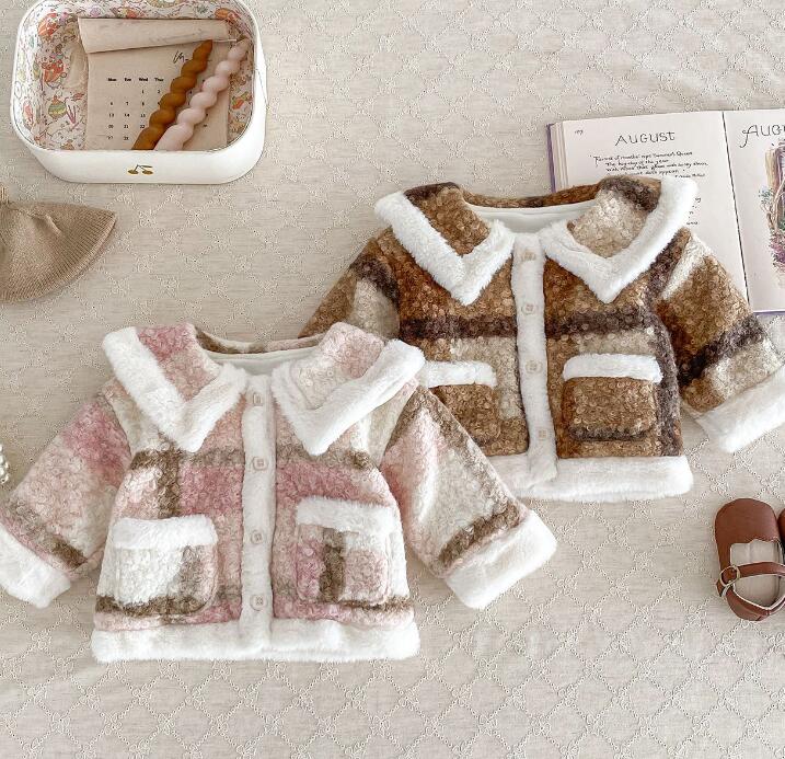 子供服★トップス★コート★韓国風子供服★ベビー★暖かい★2色★73-110CM