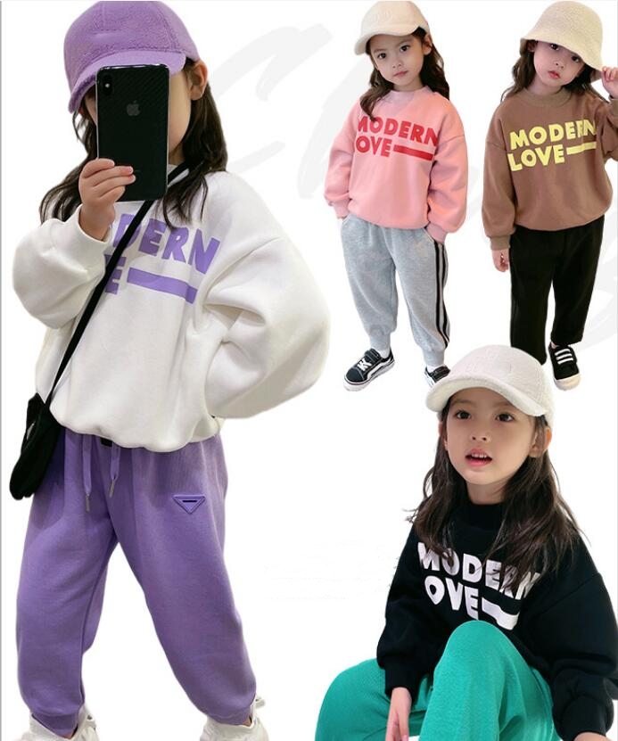 2023★秋冬新作★韓国風子供服★トレーナー★裏起毛★4色90-140CM