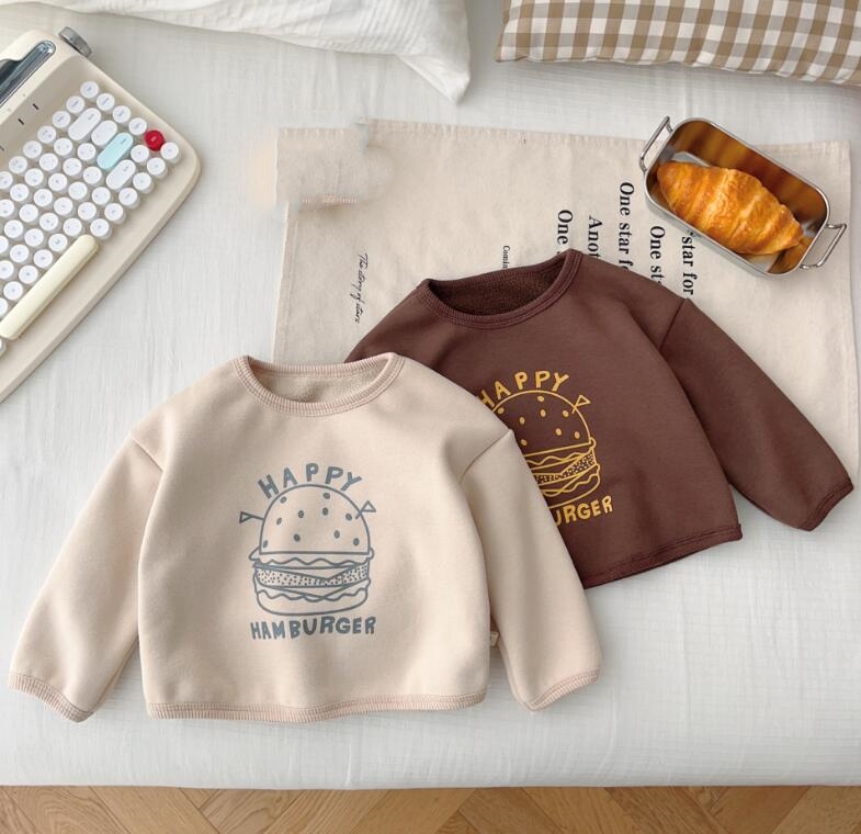 2023★秋冬新作★韓国風子供服★トレーナー★厚手★2色73-120CM