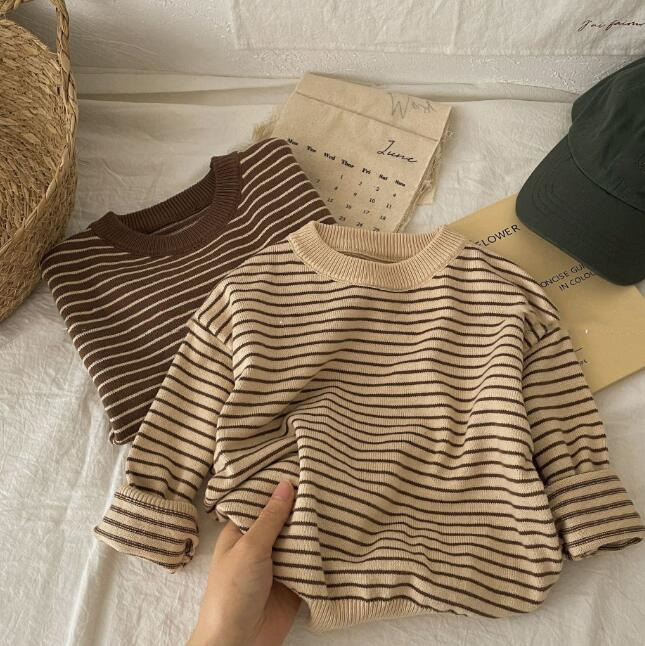 子供服★トップス★ニット★セーター★韓国風子供服★キッズ★男女兼用★2色★90-140CM