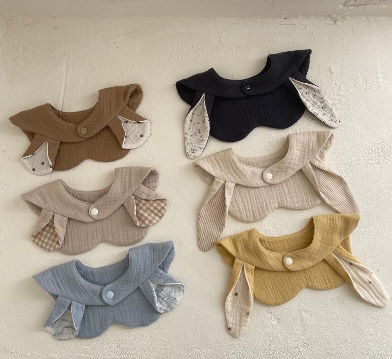 新登場★ベビー涎掛け★棉質　6種★食事用★