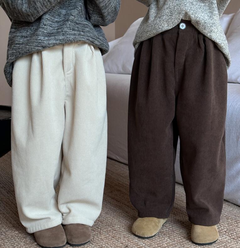 2023秋冬★子供服　厚手ズボン★90-140cm★2色
