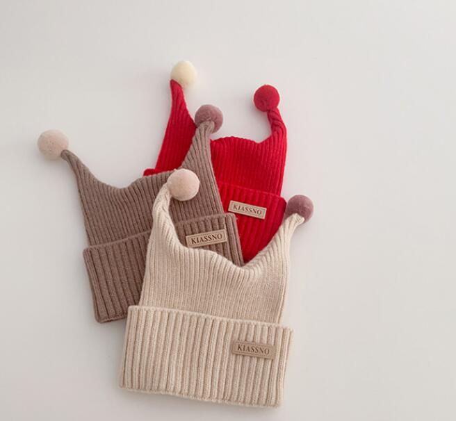 2023秋冬新品★子供用★帽子　ニットハット★7色選べ