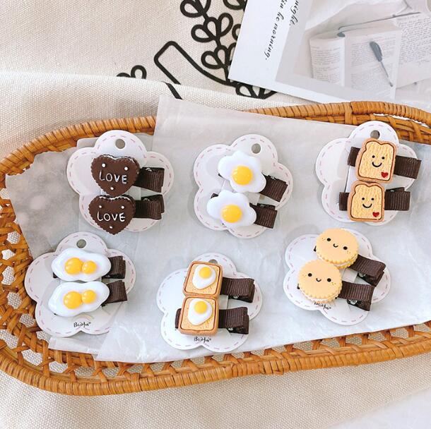 髪飾り★まとめ髪用★ヘアアクセサリー★子供用★キッズ★ヘアピン★2枚入り★多色