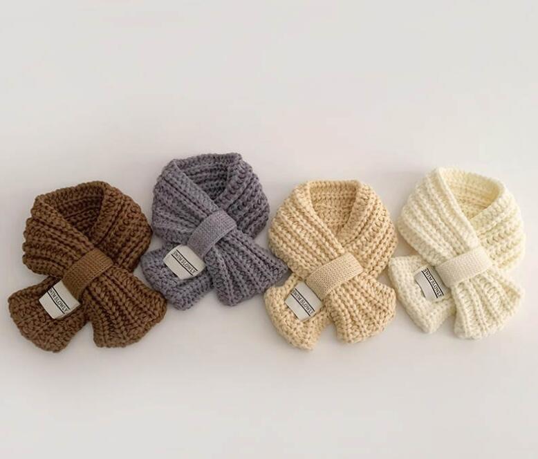 2023新品★子供用★快適マフラー　ニット★9色選べ