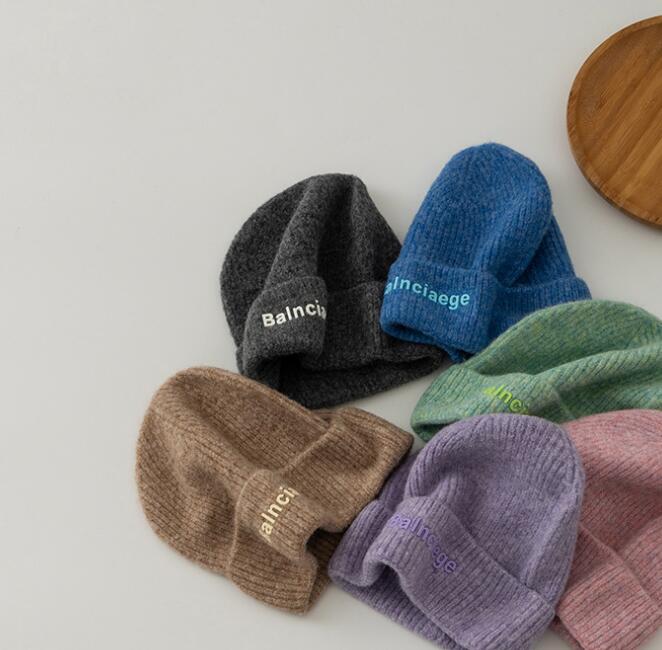 2023秋冬新品★子供用★帽子　ニットハット★10色選べ