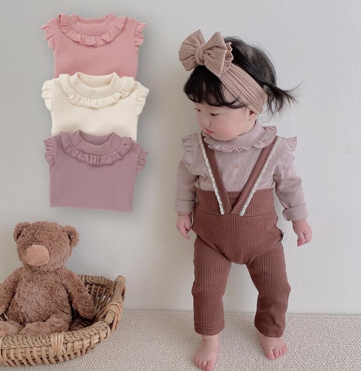 2023★春秋新作★韓国風子供服★トップス★サロペット★6色73-110CM