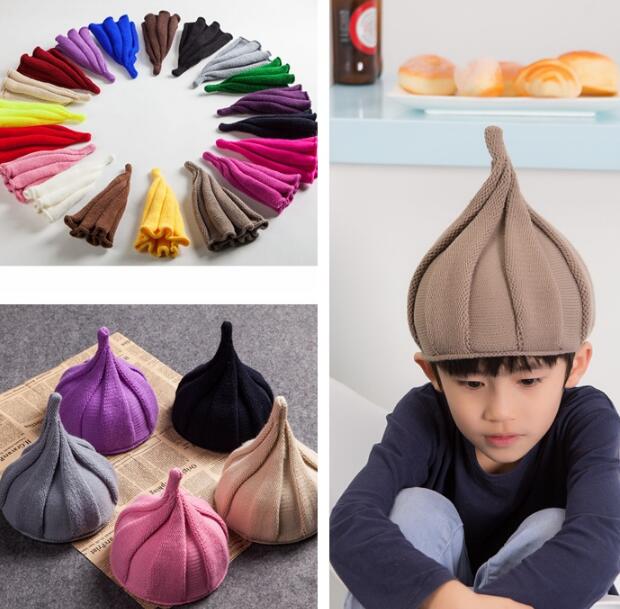 お買い得!大割引!子供用★帽子★ベビー★防寒★ニット帽子★無地★多色