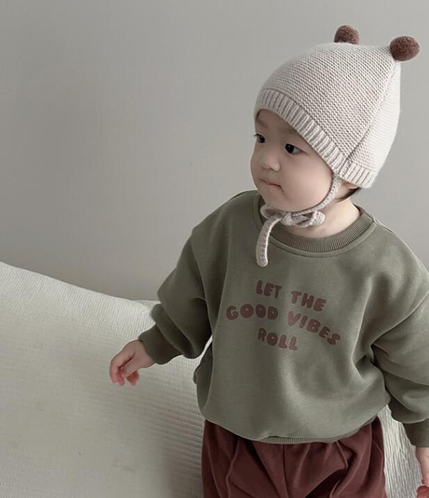 2024年新★子供服　厚手トップス★73-110cm★2色