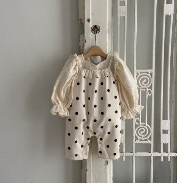 2023★春秋新作★韓国風子供服★サロペット★66-90CM