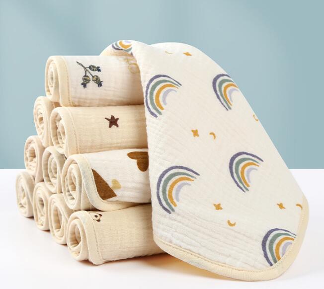 新登場★ベビー涎掛け　ハンカチ　タオル★棉質　12種★