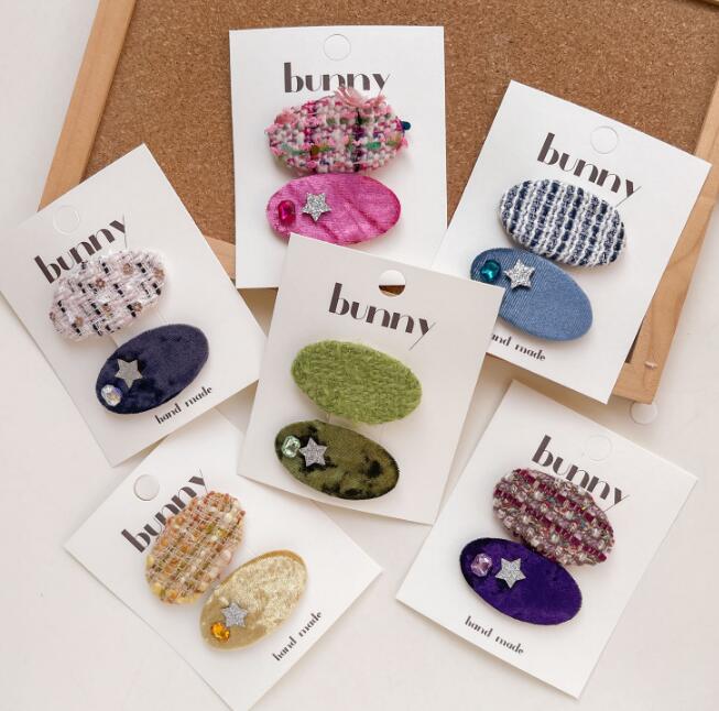 髪飾り★まとめ髪用★ヘアアクセサリー★子供用★キッズ★ヘアピン★2枚入り★多色