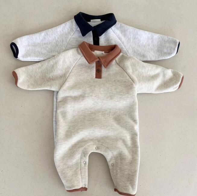 子供服★連体服★ロンパース★長袖★韓国風子供服★ベビー★2色★66-90CM