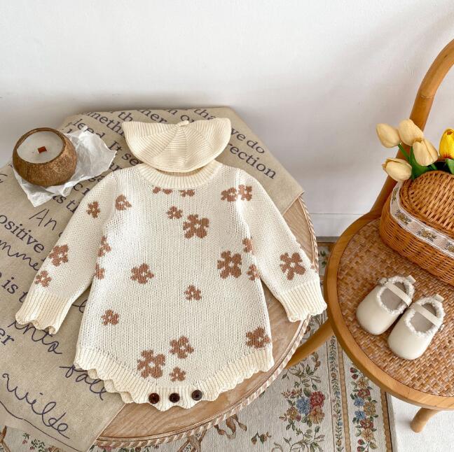 子供服★ロンパース★連体服★韓国風子供服★ベビー★ニット★可愛い★66-90CM