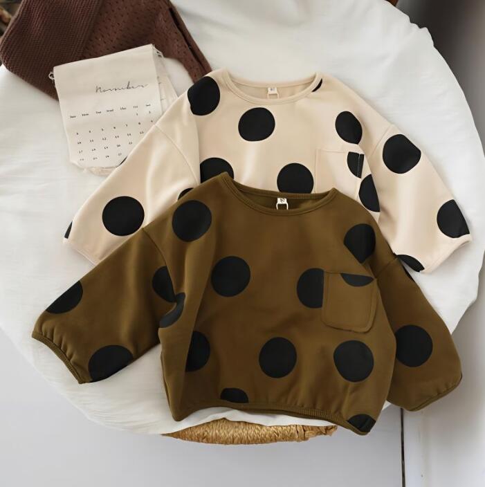 2024★秋冬新作★韓国風子供服★トレーナー★厚手★2色80-130CM