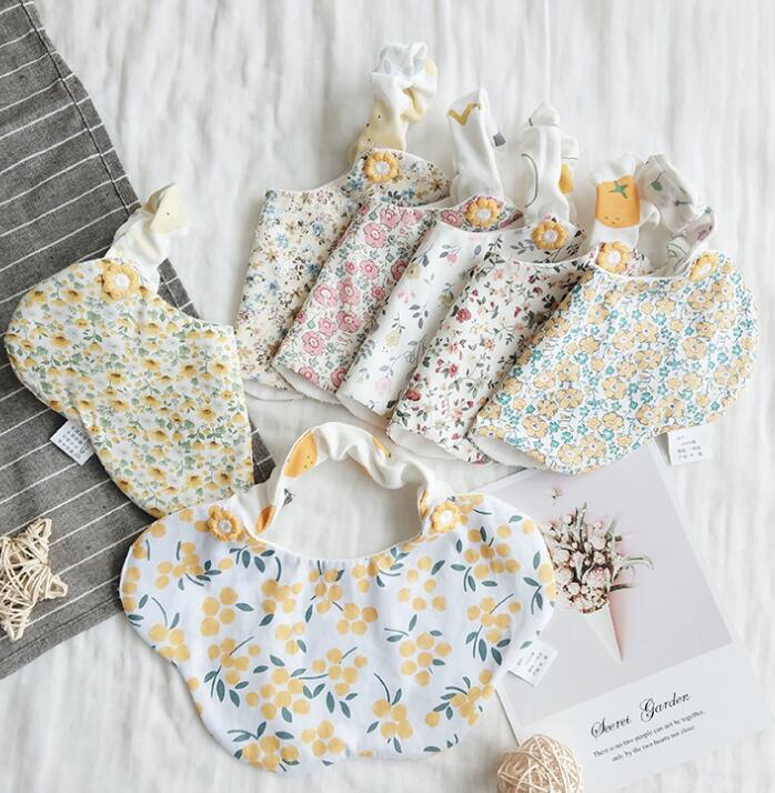 よだれかけ★子供用★涎掛け★ベビー向け★赤ちゃん用★可愛い★花柄★10色