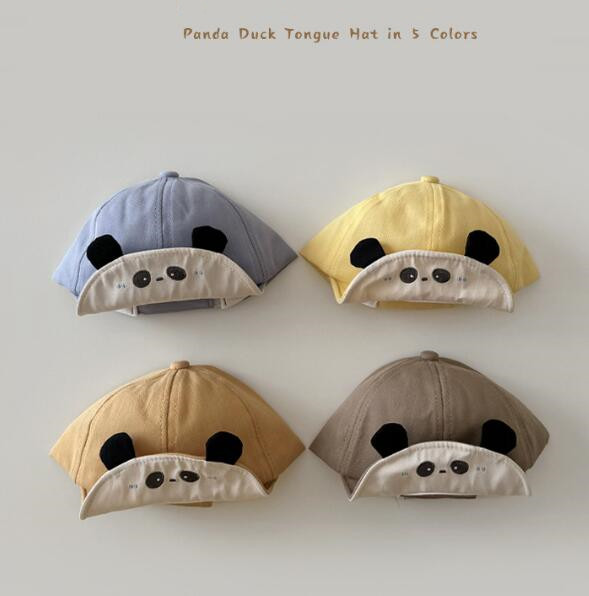 「2024」子供用★帽子★キャップ★野球帽★ベビー★キッズ★パンダ★可愛い★5色