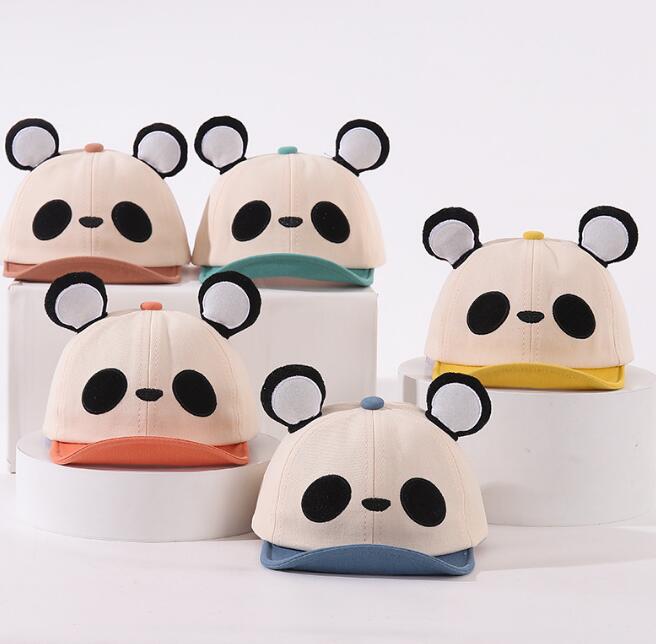「2024」子供用★帽子★キャップ★野球帽★キッズ★男女兼用★可愛い★パンダ★5色