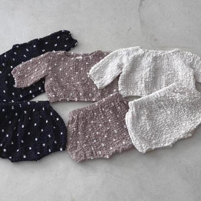 2024★春秋新作★韓国風子供服★トップス+ズボン2セット★3色73-120CM