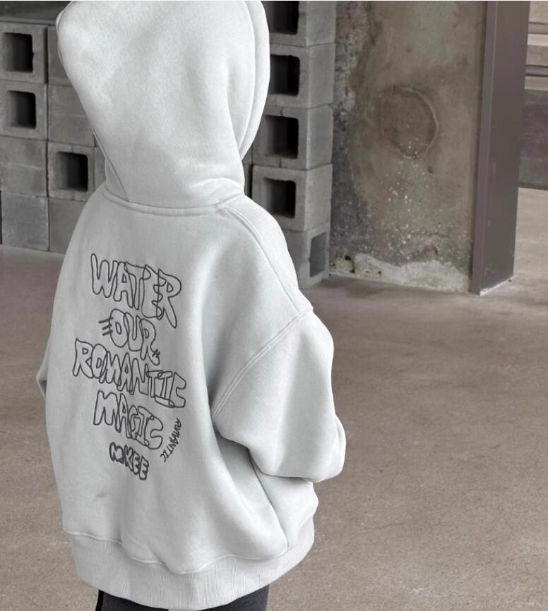 2024★秋冬新作★韓国風子供服★裏起毛★パーカー★110-160CM