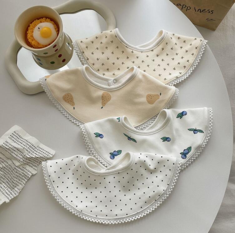 新登場★ベビー涎掛け★棉質　4種★食事用★
