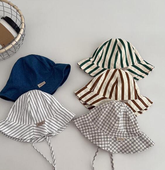 「2024」子供用★帽子★バケットハット★ベビー★男女兼用★日焼け防止★可愛い★5色