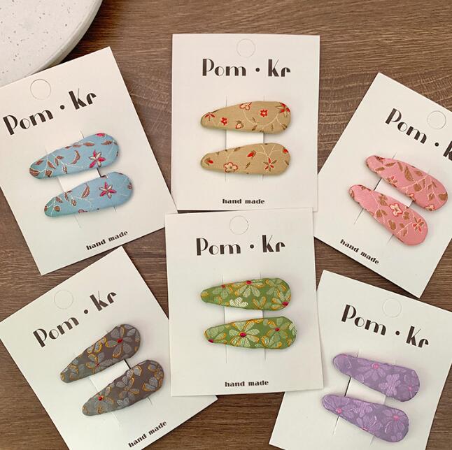 髪飾り★まとめ髪用★ヘアアクセサリー★子供用★キッズ★ヘアピン★2枚入り★多色