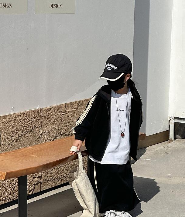 2024春新品★子供服　コート+スカート　セット★100-160cm