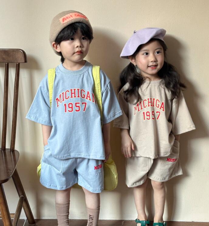 2024新作★子供服　トップス+ズボン　セット★80-150cm★2色