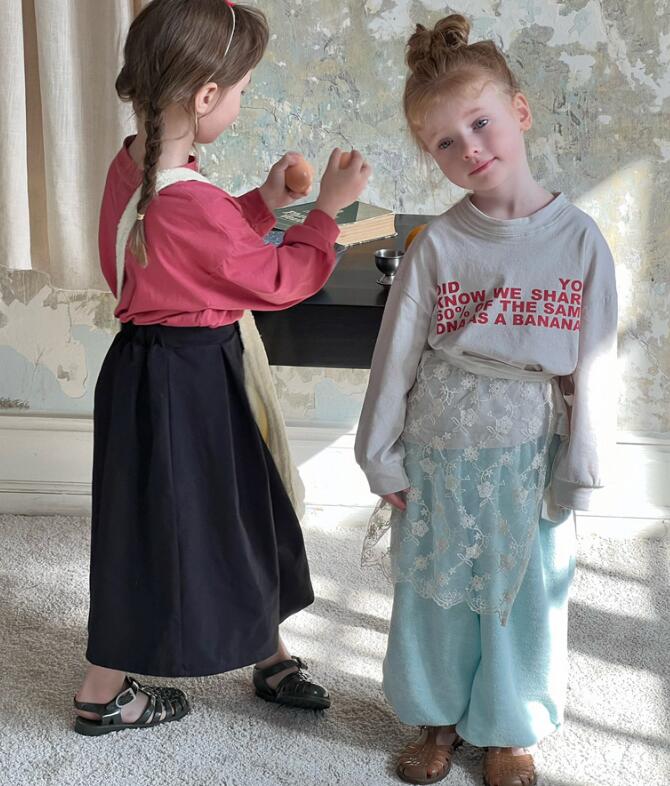 2024年新C★子供服　長袖トップス★90-150cm★2色