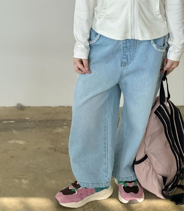 2024★春秋新作★韓国風子供服★ジーンズ★90-150CM