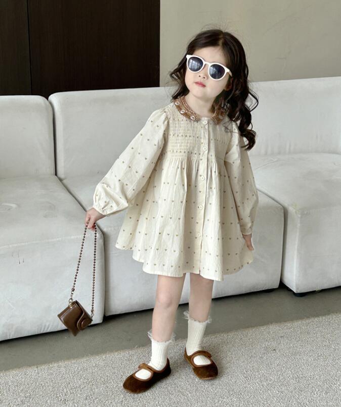 2024★春秋新作★韓国風子供服★ワンピース★90-140CM