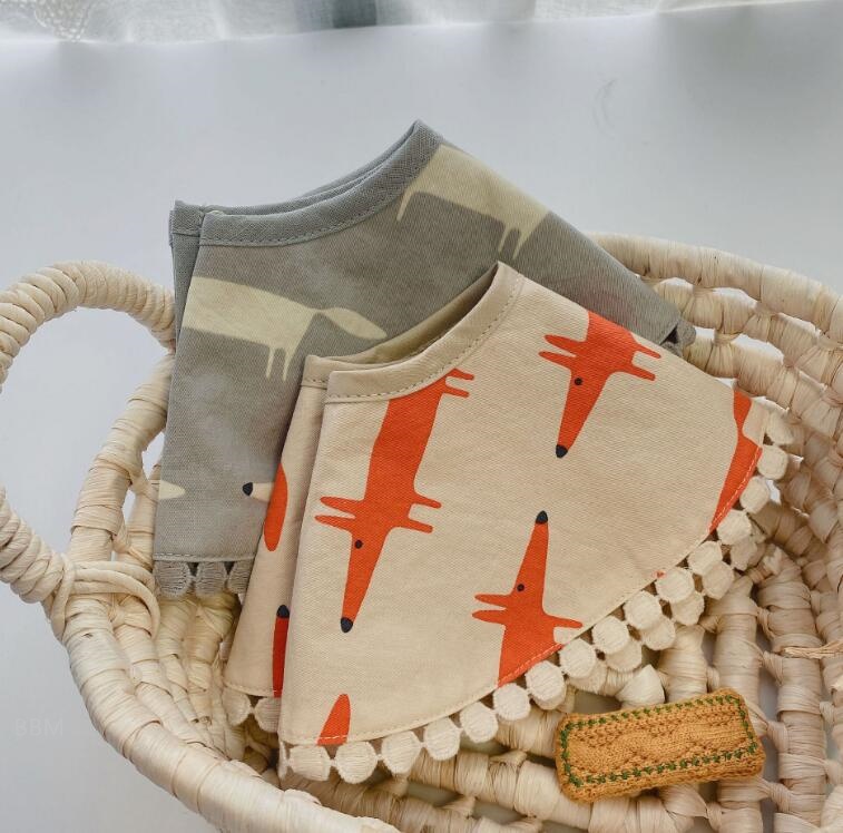 2024★ベビー用★食事用エプロン★食事用ビブ★涎掛け★2色