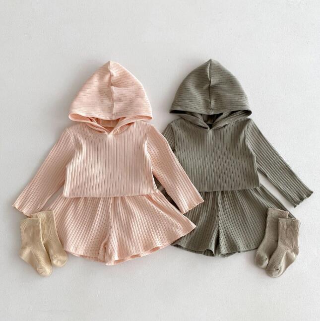 「2024」子供服★トップス+パンツ★セットアップ★キッズ女の子★無地★2色★80-130CM